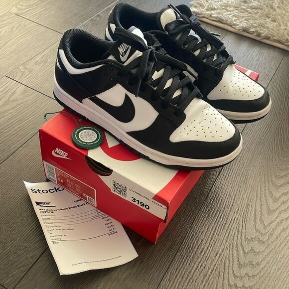 NIKE | Dunk Low Retro White Black Panda - Picture 1 of 14